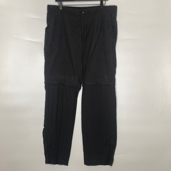 The North Face Men's Black Convertible Outdoor Cargo Pants Lightweight size 38 - Picture 2 of 12